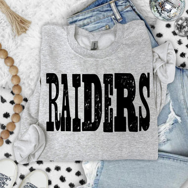 Raiders Mixed Up Font DTF Transfer (S&G)