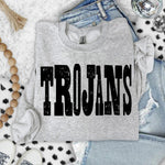 Trojans Mixed Up Font DTF Transfer (S&G)