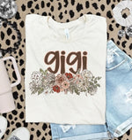 Vintage Floral Names Gigi DTF Transfer (S&G)