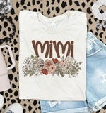 Vintage Floral Names Mimi DTF Transfer (S&G)