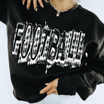 Plaid Football Distressed DTF Transfer (SBB)