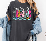Ingleside Mustangs Mix Print Preppy Mascot DTF Transfer