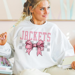 Jackets Pink Bow DTF Transfer