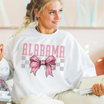 Alabama Pink Bow DTF Transfer