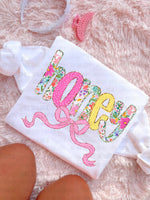 Honey pink/yellow floral DTF Transfer (C&Co)