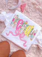 Memaw pink/yellow floral DTF Transfer (C&Co)