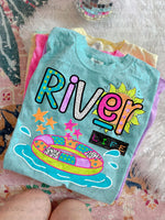 River Life with Inter tube DTF Transfer (C&Co)