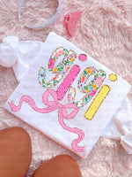 Gigi pink/yellow floral DTF Transfer (C&Co)