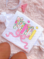 Mini pink/yellow floral DTF Transfer (C&Co)