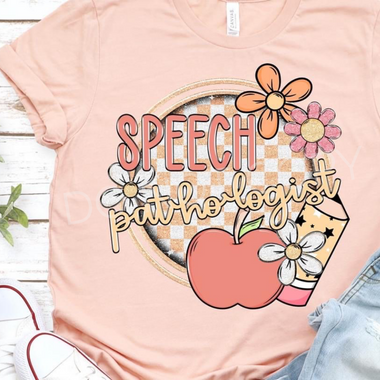 Happy Daisy SPEECH PATHOLOGIST DTF Transfer