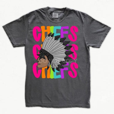 Star Eye Mascot Chiefs DTF Transfer