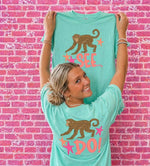 Monkey See Monkey Do (you get both for front and back) DTF Transfer (CC)