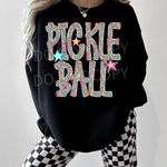 Dottie Bright Words Pickle Ball DTF Transfer (S&G)