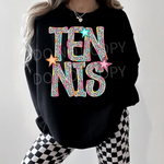 Dottie Bright Words Tennis DTF Transfer (S&G)
