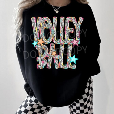 Dottie Bright Words Volleyball DTF Transfer (S&G)