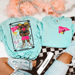 Glam Mascot RAMS Front and Back DTF Transfer