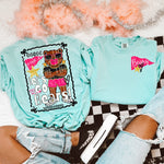 Glam Mascot BEARS Front and Back DTF Transfer