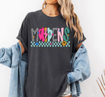 Maidens Mix Print Preppy Mascot DTF Transfer