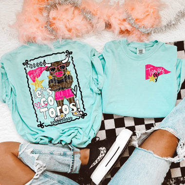 Glam Mascot TOROS Front and Back DTF Transfer