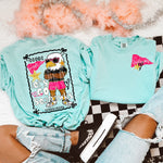 Glam Mascot SEAHAWKS Front and Back DTF Transfer