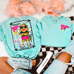 Glam Mascot BEES Front and Back DTF Transfer