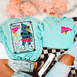 Glam Mascot BLUEJAYS Front and Back DTF Transfer