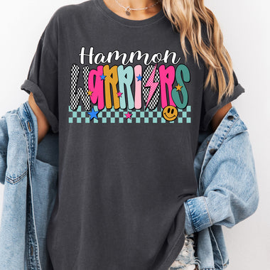 Hammon Warriors Mix Print Preppy DTF Transfer