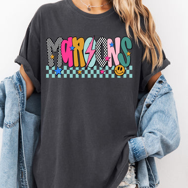 Maroons Mix Print Preppy DTF Transfer