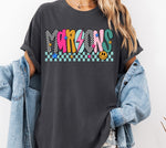 Maroons Mix Print Preppy DTF Transfer