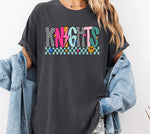 Knights Mix Print Preppy DTF Transfer