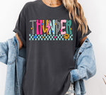 Thunder Mix Print Preppy DTF Transfer