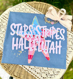 Stars and Stripes Hallelujah DTF Transfer (CC)