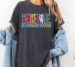 Heritage Mix Print Preppy DTF Transfer