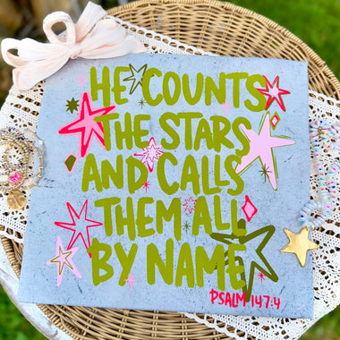 He Counts the Stars DTF Transfer (CC)