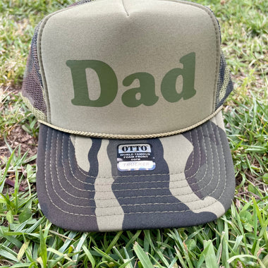 Personalized Mens Camo Trucker Hat