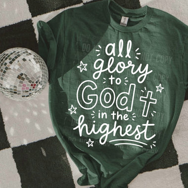 All Glory to God DTF Transfer (SBB)