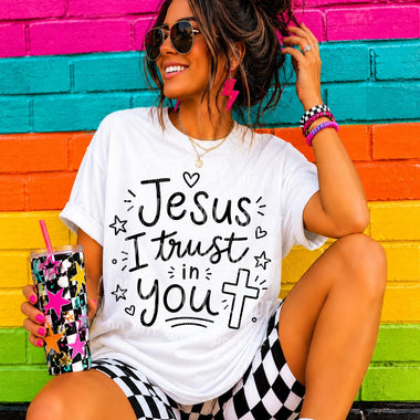 Jesus I Trust in You DTF Transfer (SBB)