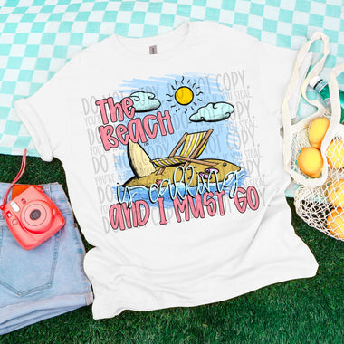 The Beach is Calling DTF Transfer