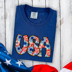 USA Tie Dyed Pattern DTF Transfer