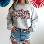 USA Tie Dyed Pattern DTF Transfer