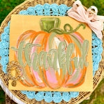 Thankful Pumpkin DTF Transfer (CC)