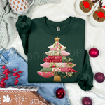 Quilted Christmas Tree DTF Transfer (S&G)