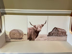 Set of 3 Farm Scene  Canvas Print Framed or Unframed
