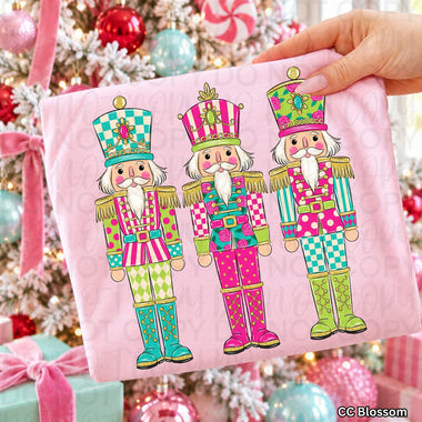 Colorful Nutcracker Trio DTF Transfer (UAC-OD)