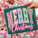 Merry Christmas DTF Transfer (UAC-OD)