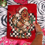 Christmas Chicken DTF Transfer (C&Co-ND)