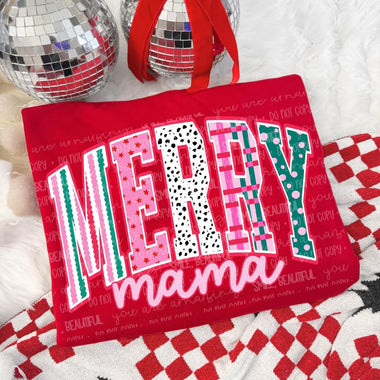 Merry mama DTF Transfer (C&Co-ND)