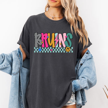 Bruins Mix Print Preppy Mascot DTF Transfer
