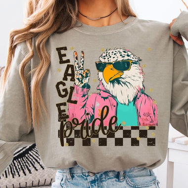 Eagle Pride Grunge DTF Transfer