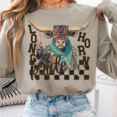 Longhorn Pride Grunge DTF Transfer